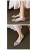 Weiwei Girl Rhinestone Pointed Toe Flats - Elegant Soft Sole Plus Size Shoes for Women