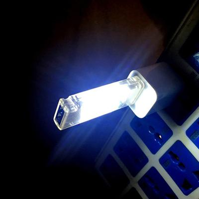 Lampada LED portatile 5V USB Lampada da lettura bifacciale Dormitorio U Disco Mini luce notturna