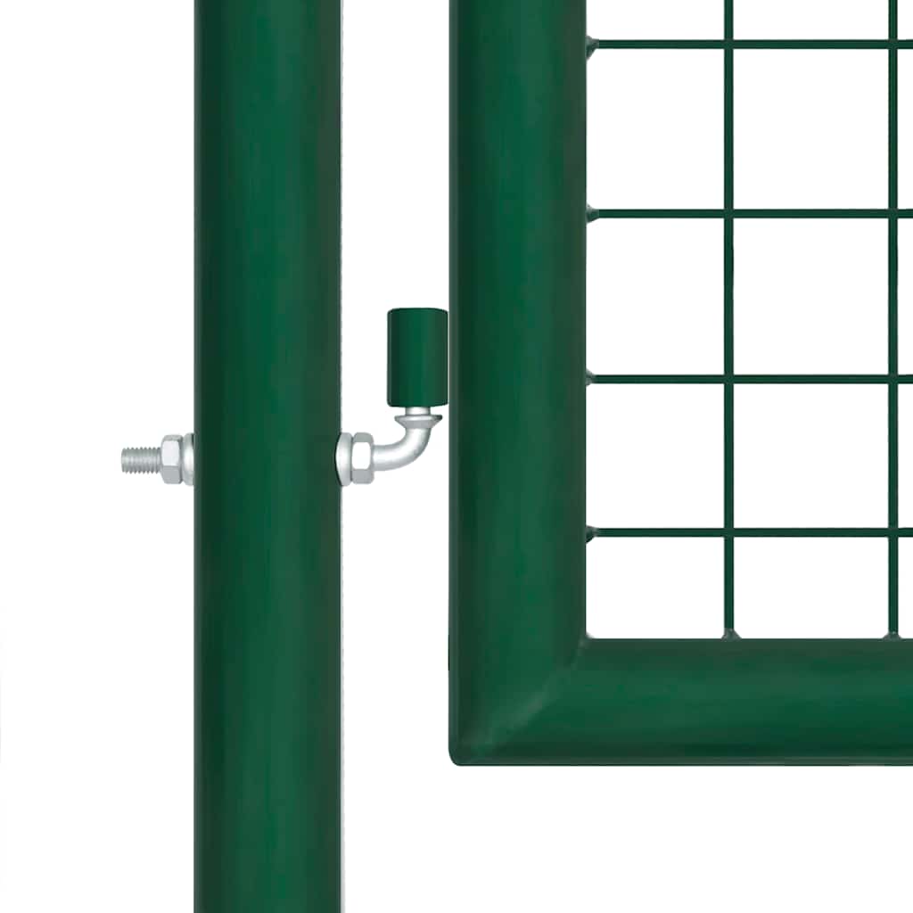 Steel Mesh Garden Gate 400 X 75 Cm Green