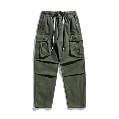 Arbeitshose Herren Frühling und Herbst Amerikanische Lockere Hose Herren Japanische Khaki Freizeit Hose Herbst