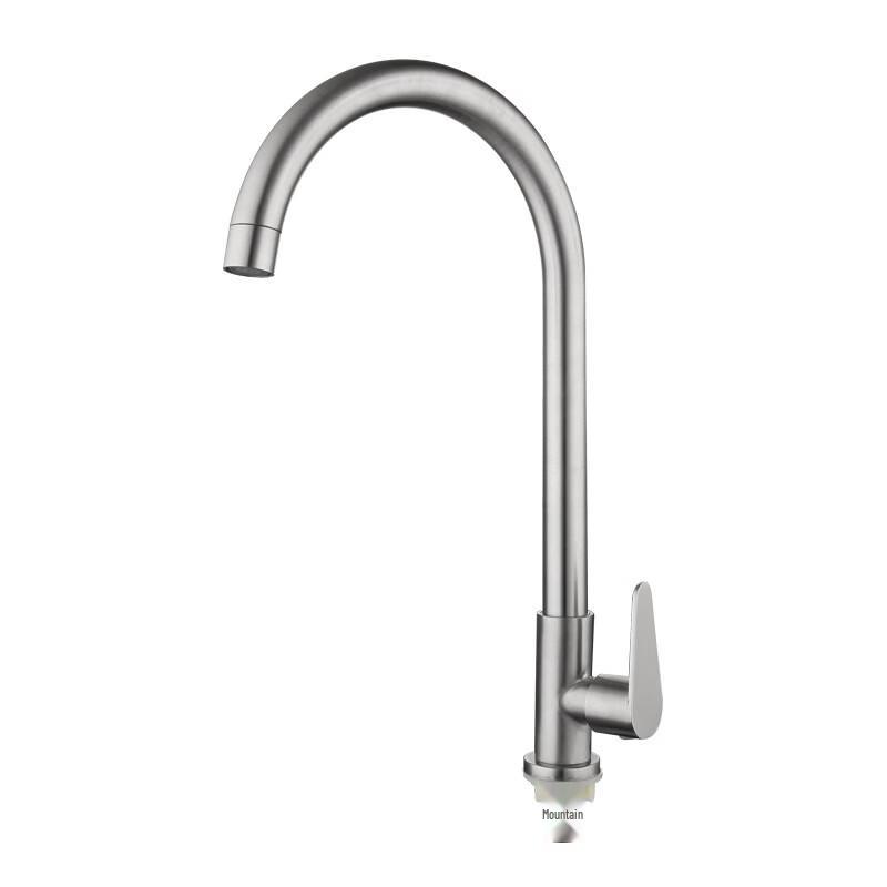 TLXT Stainless Steel Kitchen Single Cold Faucet