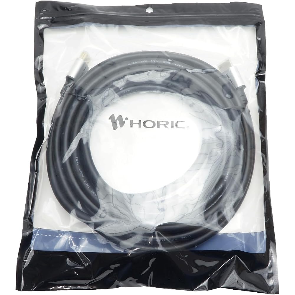 HORIC HDMI Cable 7m 8K/60p 4K/120p 48Gbps HDMI 2.1 HDR Silver SV70-017BK
