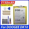 Абсолютно нова батарея BAT2419285150 5150mAh для мобільних телефонів DOOGEE DK10 X95 S68 Акумулятор з інструментами
