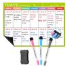 A3 Magnetic Erasable Monthly & Weekly Planner Whiteboard Set for Refrigerator