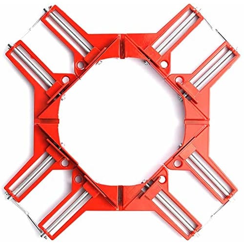 

SHOOTING Corner Clamps, Set of 4, DIY Tools for Woodworking and Welding, 90 Degree Right Angle, Maximum Fixing Width: 74mm