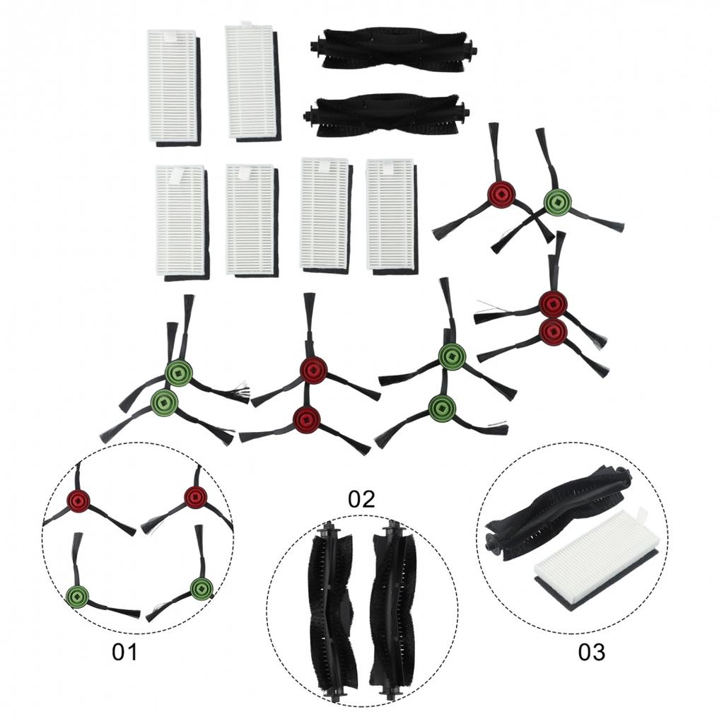 For Cecotec Conga Eternal Pet Max X-Treme, Parts Side Main Brush Filter