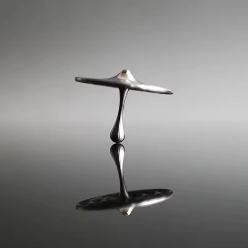 Rotating Water Drop Gyroscope Rotating Decorative Desktop Drip Tube Pressure Reducing Toy Gift Rotating Water Splash Gyroscope