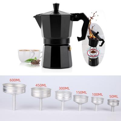 Stilvoller Aluminium Moka Trichterfilter Ersatz für Moka Perkolatoren 1 12 Tassen