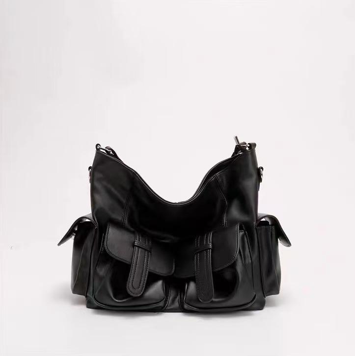 Autumn/Winter Women's Large Capacity Retro Crossbody and Shoulder Tote Bag