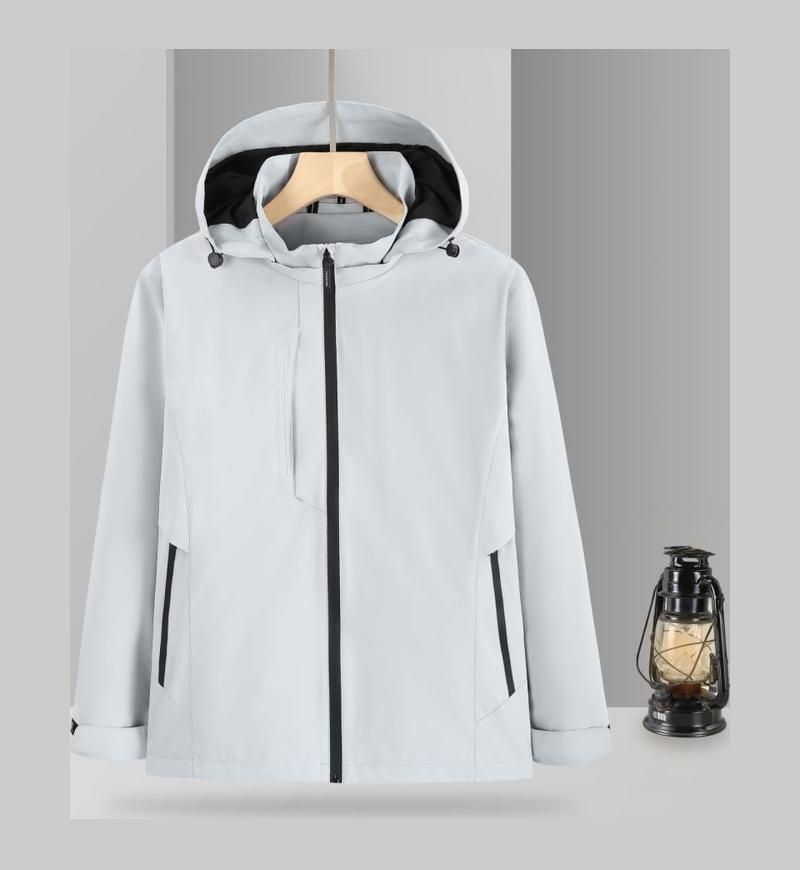 Simple Punching Jacket Couple Hundred Windproof Fabric Comfortable Fashion Casual Thin Jacket YG-521L