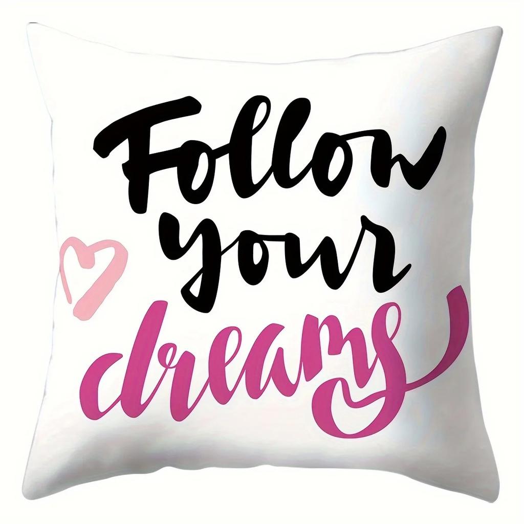 Home Decor Love-Themed Inspirational Pillow Covers Pattern Cushion Cover Suitable For Sofa Bedroom Car Pillow Cover
