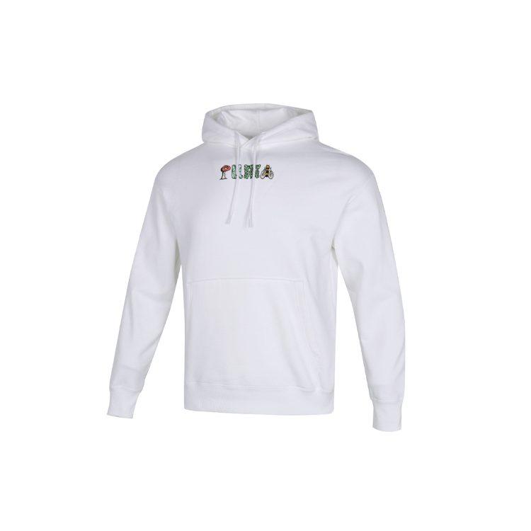 Puma Sweatshirts Men's White Hooded Moderate Regular 535412-02