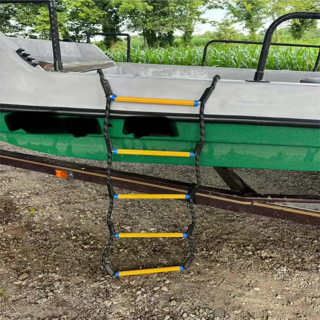 Univerzální lezecký žebřík – Víceúčelový lanový žebřík pro jachty, motorové čluny a venkovní vodní aktivity