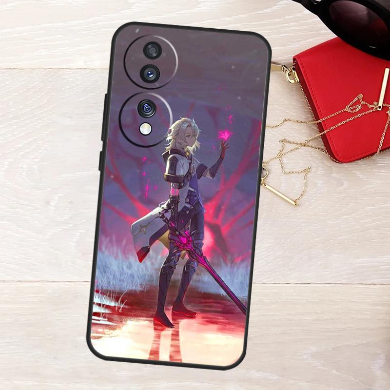 

Genshin Impact Albedo Case For Honor Magic 8 7 5 6 Pro X9a X9b X9c X9d X8c X8b Win RT 50 70 90 200 400 Lite Cover Honor 70
