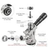 ELECQUEEN Professional Commercial Sankey Keg Couplers,"D" System/"S" System Brewing Keg Tap Coupler Beer Dispenser Bottling Head
