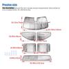 Car Windshield Sunshade Window Shade Foldable Sun Visor Cover Fit For Chevy Silverado/GMC-SIERRA 2019 Up Car Interior Accessories,6 Pcs