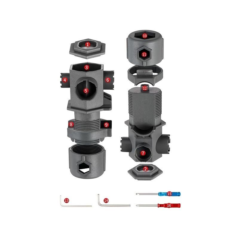 16 In 1 Wrench Tool Set for Faucet Kitchen Bathroom Multi-Purpose Maintenance Pipe Faucet Disassemble Aerator Replace Valve Core