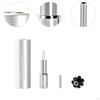 Nut Setting Tool, Bicycle Fork Installer Installation Sleeve, with Spare Special Screw And Star