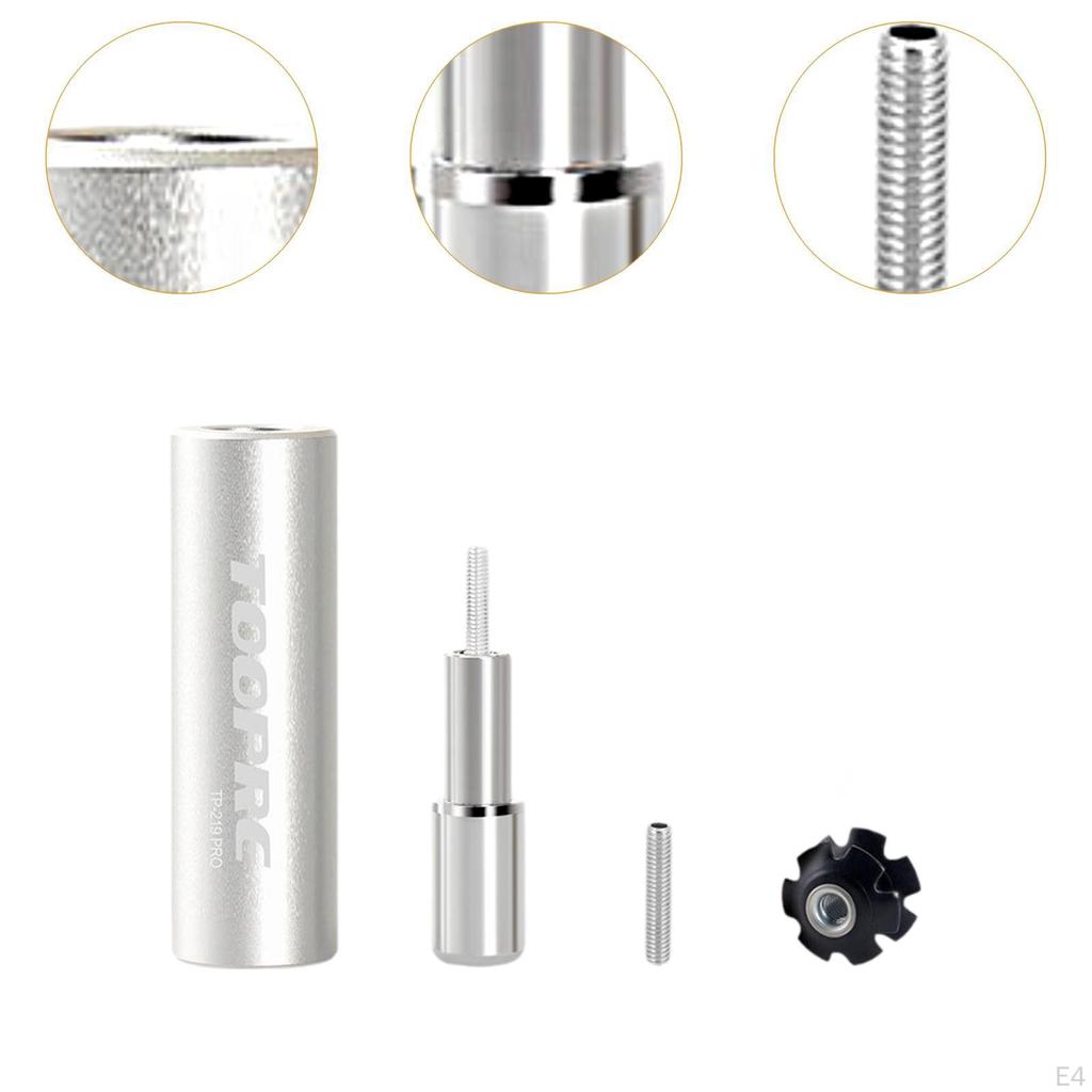 Nut Setting Tool, Bicycle Fork Installer Installation Sleeve, with Spare Special Screw And Star