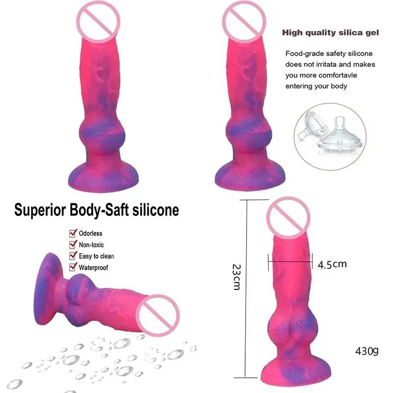Bondage Equipt Dildos With Vibration For Women Butt Wearing Sleeve For Penis Vibrator Butterfly Sexetoys Exercise Dick Toys