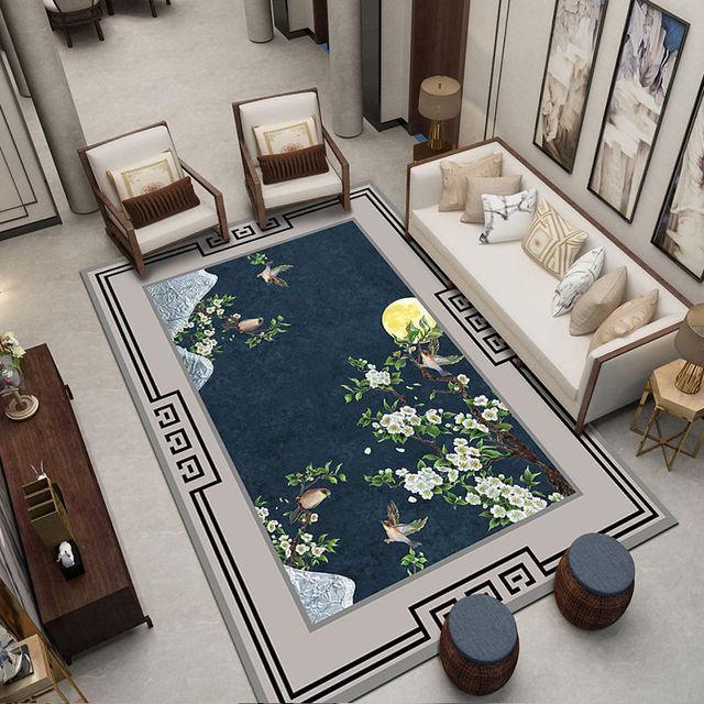 Koberec v čínském stylu Vintage koberec do předsíně Obývací pokoj Ložnice Kuchyň Národní pokoj Domácí dekor Koberec Rohožka