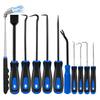 A96I-11 Pcs Automotive Hook And Pick Tool Set With Telescoping Magnetic Pickup Gasket Scraper Remover Pry For Mechanic Auto