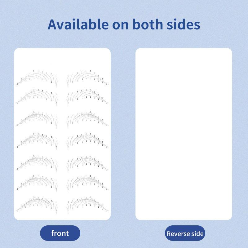 Yarı Kalıcı Vahşi Çizgi Kaş Dövmesi Uygulama Cildi Yeni Başlayan Nakış Silikon Simüle Kaş Eğitim Cildi Dövme Aletleri