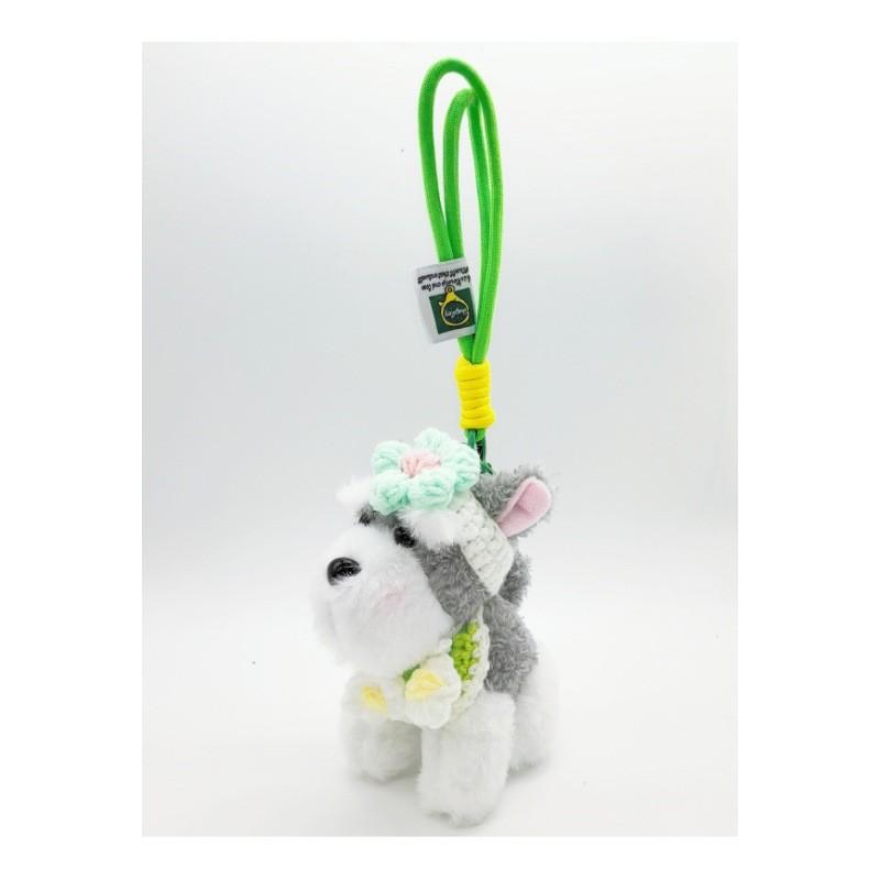 Snow Terrier Soft Plush Bag Hook Animal Charm Trendy Girls Accessory Gift
