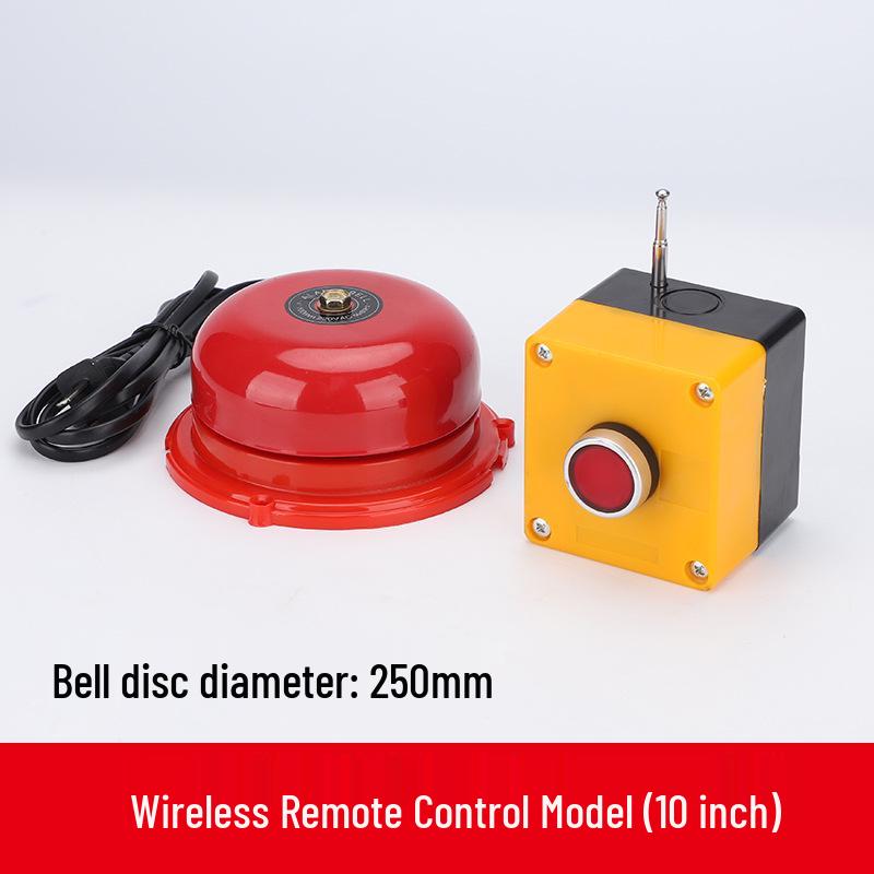 Wireless 220V Manual Fire Alarm Bell for Emergency Evacuation