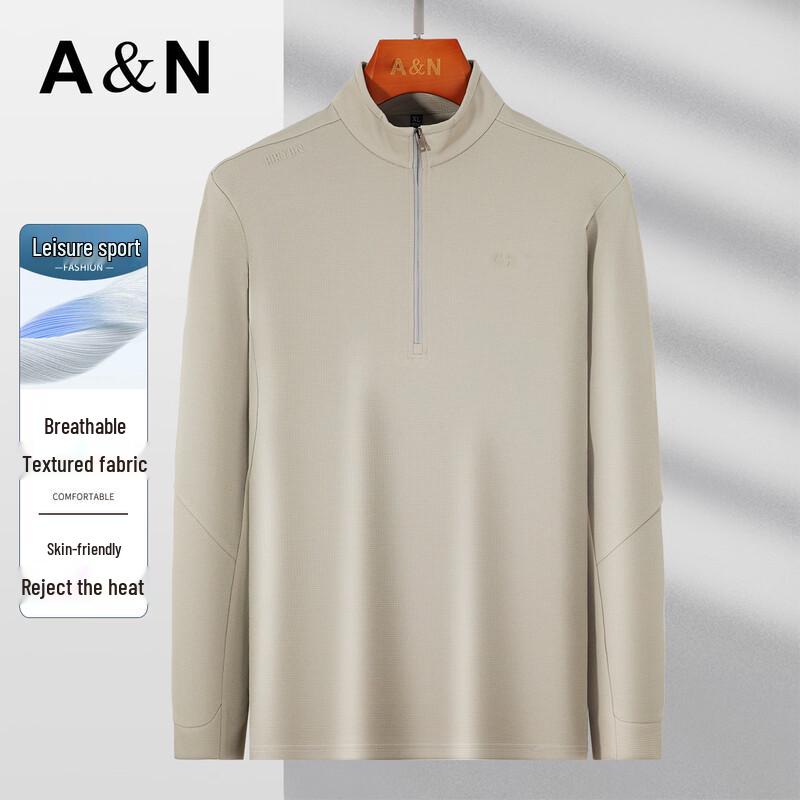 Antonio Men s Half-Zip Long Sleeve Pullover 3XL