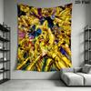 Saint Seiya Legend Continues Tapestry Background Cloth Fashion Print Background Wall Hanging Cloth Soft Christmas Gift