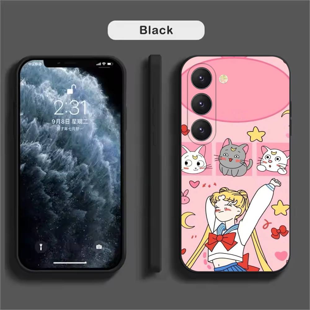 Cartoon S-Sailor M-Moons Phone Case For Samsung Galaxy A52 A42 A32 A22 A12 A02S A72 A73 A51 A41 A31 A21S A71 A40 A30S A20S