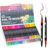 Double-Headed Washable Watercolor and Manga Pen Set for Kids