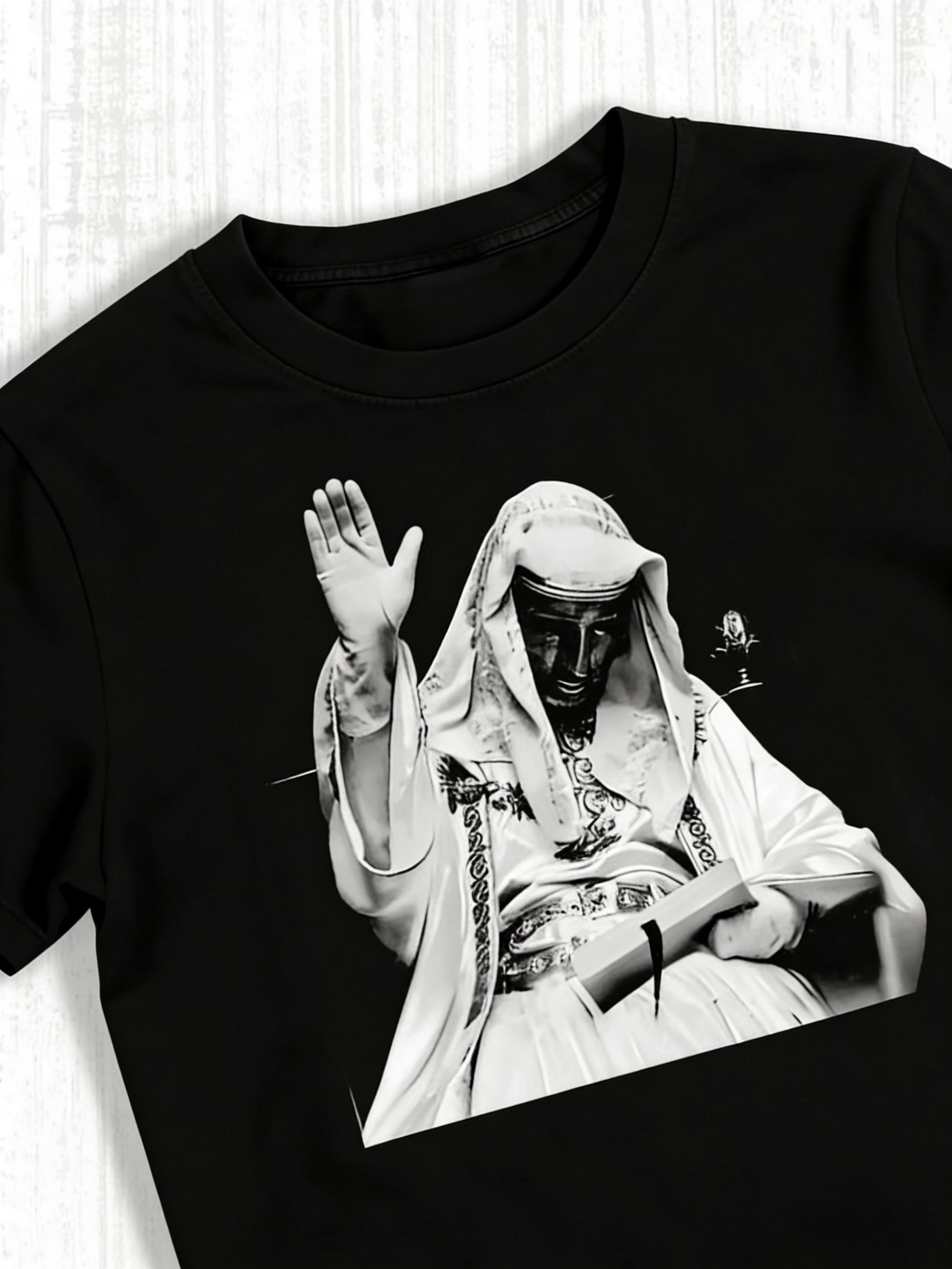 King Baldwin graphic tee- Vintage religious art print tee XXL