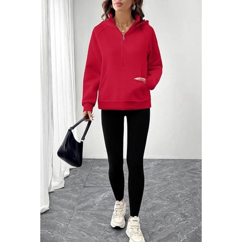 JKASHDK Hanorace și hanorace cu glugă cu mânecă lungă, ocazional, cu glugă, cu imprimeu în culori uni