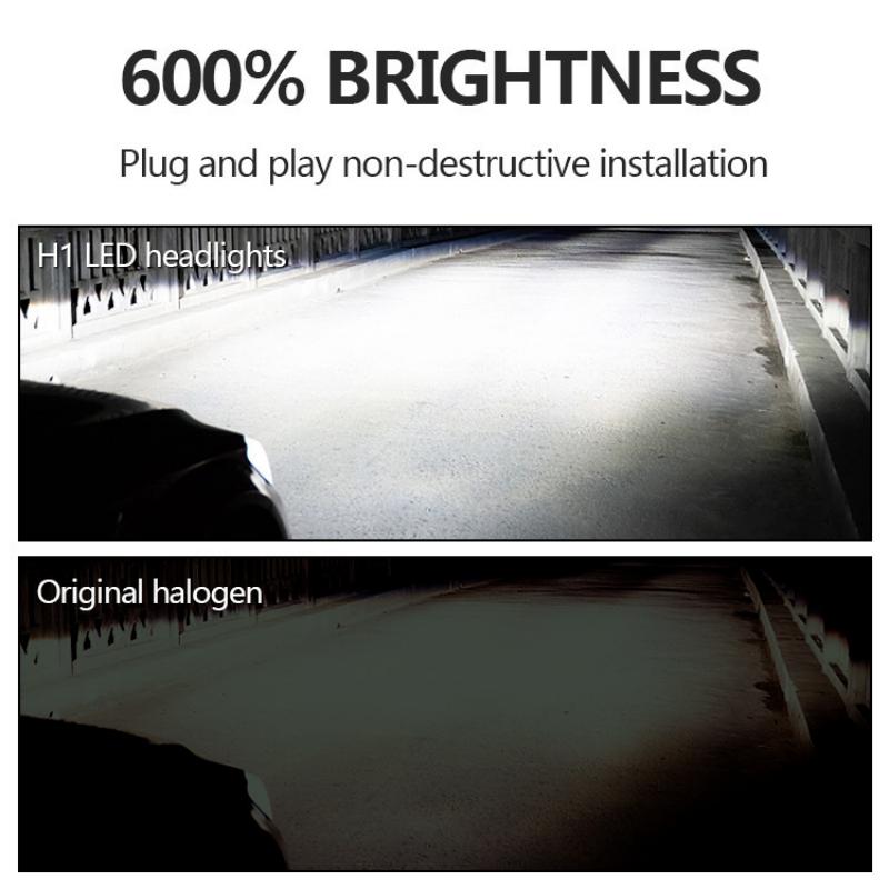 H1 LED Headlight H7 H4 H11 LED Bulb 60000LM 150W High Power Fog Lamp 6500K 12V Led Lights for Car Head Lamps Driving Running Lamp