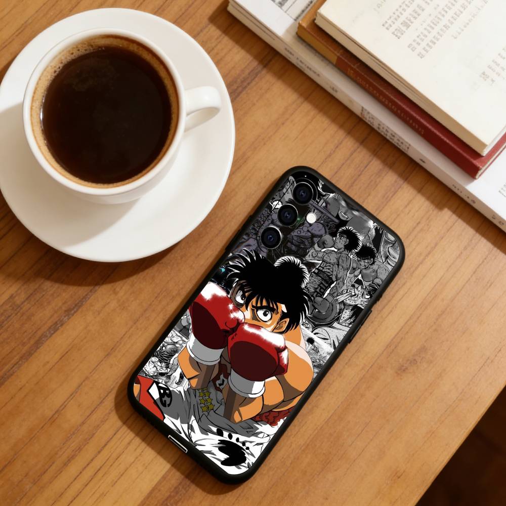 Anime H-Hajime no Ippo M-Makunouchi Ippo Phone Case For Samsung Galaxy A73,A72,A71,A70,A53,A52,A51,Others Soft Black Cover