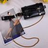Punk style belt fanny pack women's detachable crossbody chain pouch decorative belt mobile phone bag