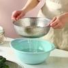 1Pcs  Stainless Steel Kitchen Hole Dense Mesh Sifter Colander Strainer Sieve Baskets
