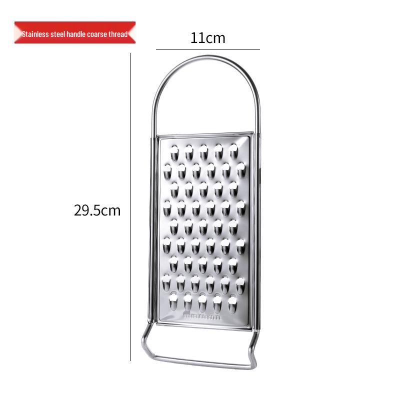 Stainless Steel Grater & Julienne Slicer for Potatoes, Fruits, and Baby Food Prep