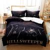 3D Game Hellsweeper VR Printed Bed Set Duvet Cover Pillowcase Bedding Set Bed Linen Sheet Quilt Cover Full Queen King Size