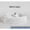 1m-14m Extra Long USB Type C Charging Cable Android Camera Extension Monitoring for Huawei Android Phones Surveillance Cameras