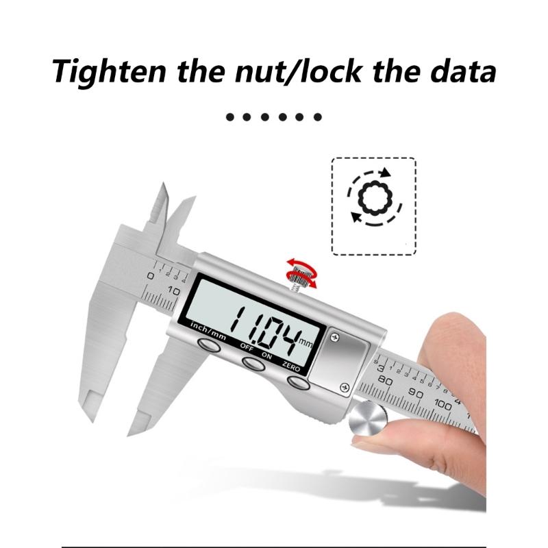 High Accuracy Calibration Nonius Caliper Tool Ergonomic Design for Model Assembly and Manufacturing
