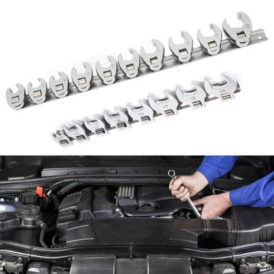 10-22mm Metric Nut Wrench Tool Kit Wrench Set 3/8in Car Maintenance Wrench Tool Car Repair Tool Accessories