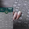 Shiny Polarized White Ribbon Bowknot Stars Tassel 3D Self Adhesive Nail Art Stickers Lovely Bow 5D Embossed Manicure Decals