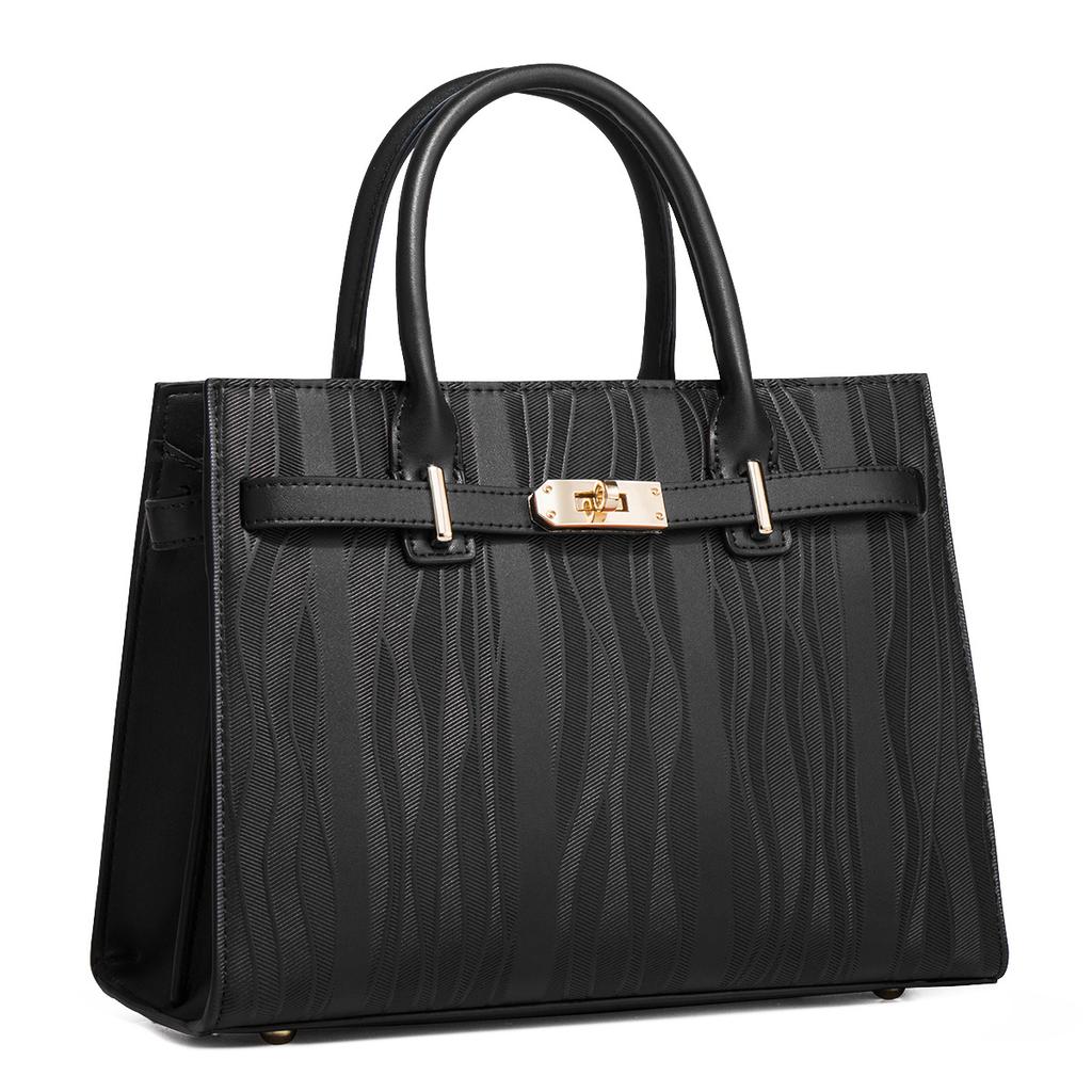 Wavy Wedding Bag Bridal Handbag Mother's Bag 2024 Summer New Engagement Tote Bag Large Capacity Tote Bag