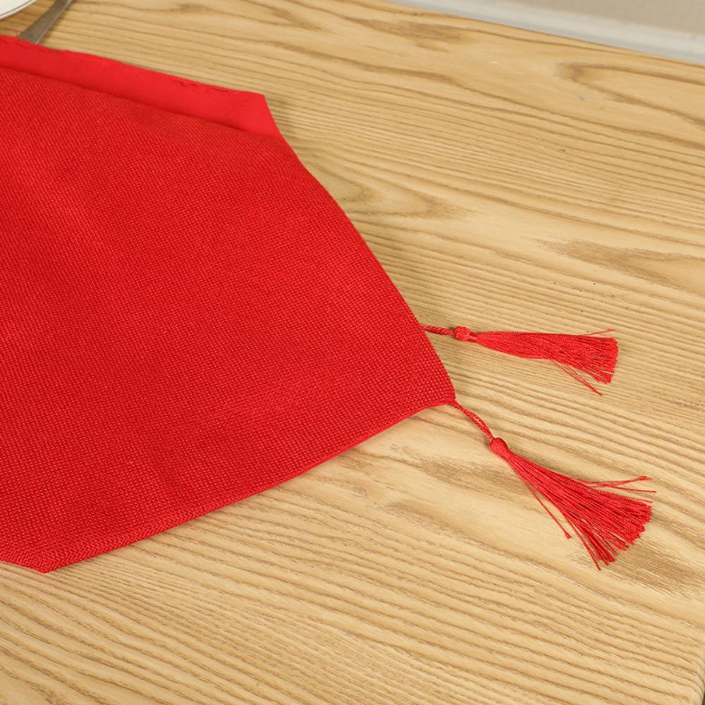 2 buc Steagul de masă de culoare solidă I Pânză decorativă Masă de sufragerie nordică Față de masă lungă Față de masă din praf Steagul chinezesc pentru ceai