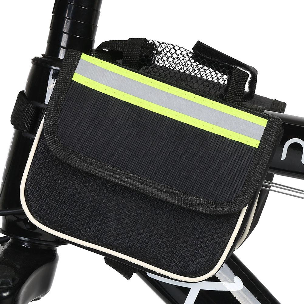 Front Frame Saddle Top Tube Bike Bag Waterproof Cycling Bicycle Double Pouches Bag