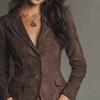 Popular, European and American New Retro High-end Lapel Waist Blazer
