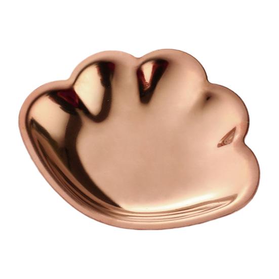 Shell Shape Jewelry Tray Heavy Duty Mirror Shine Stainless Steel Multifunctional Women Girls Cosmetic Storage Holder Home Supplies